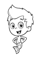 Bubble Guppies kleurplaat 3